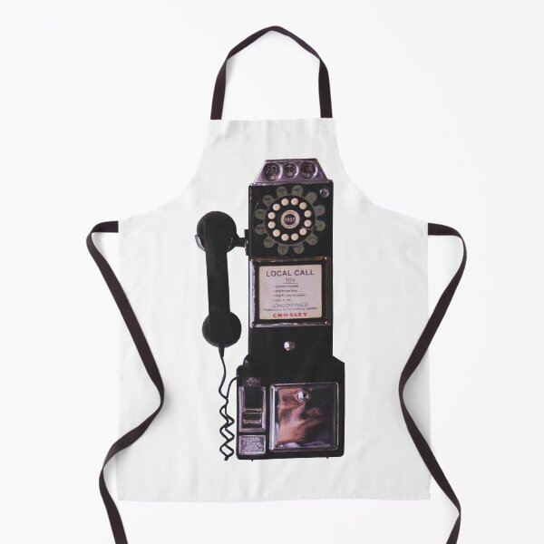 Item preview, old pay phone wall phone designed and sold by TShirtsByMs.
