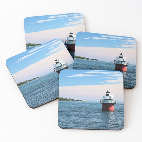 Item preview, Lighthouse- Bug Light, Plymouth Harbor, New England ocean photography designed and sold by myBeachWishes.