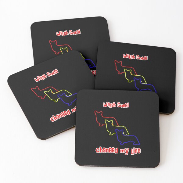 Item preview, Welsh Corgi Changed my Life - Dog Art dogs Silhouette - pet designed and sold by Coolstuff4you71.