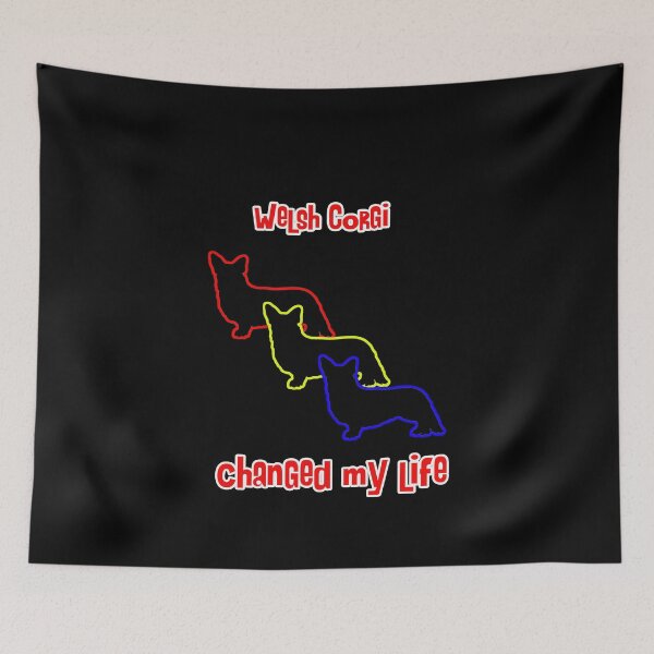 Item preview, Welsh Corgi Changed my Life - Dog Art dogs Silhouette - pet designed and sold by Coolstuff4you71.