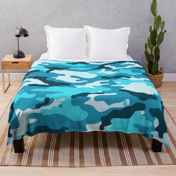 Item preview, Blue military camouflage pattern designed and sold by IoanaHraball.
