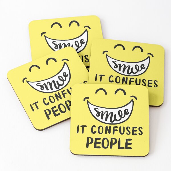 Item preview, Smile it confuses people designed and sold by VESTITCH.