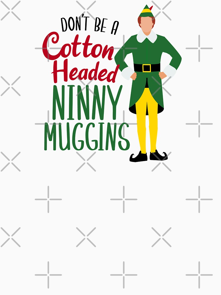 "Cotton Headed Ninny Muggins Buddy the Elf Sticker Holiday Elf Art" T