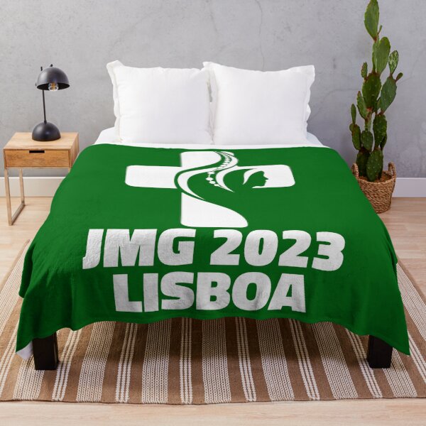 Item preview, JWJ Jornada Mundial de la Juventude Lisboa 2023 official logo green v2 designed and sold by superpixus.