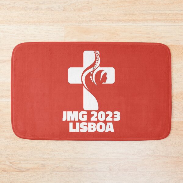 Item preview, JWJ Jornada Mundial de la Juventude Lisboa 2023 official logo red v2 designed and sold by superpixus.