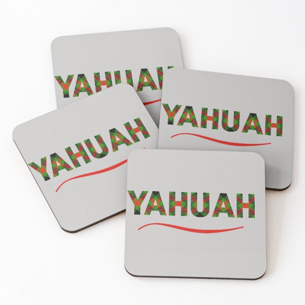 Item preview, Yahuah in Red, green and black tartan designed and sold by DaughterofYah.