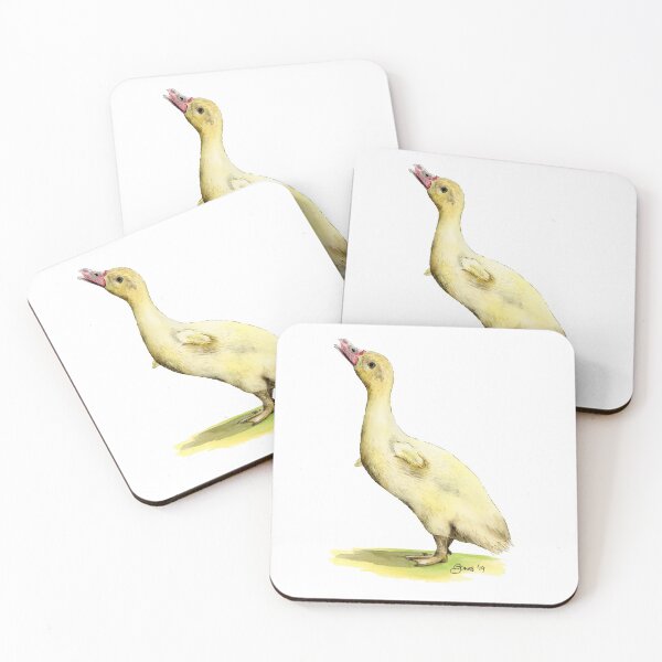 Item preview, Cute yellow fluffy duckling  designed and sold by GJ Art Studios.