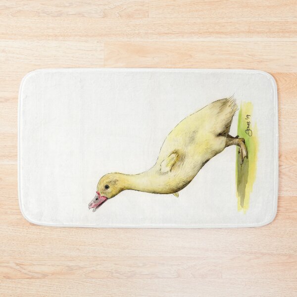 Item preview, Cute yellow fluffy duckling  designed and sold by GJ Art Studios.