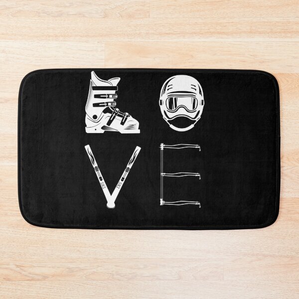 Item preview, SKI Love - winter sports love with helmet & skis designed and sold by maddinstgt.