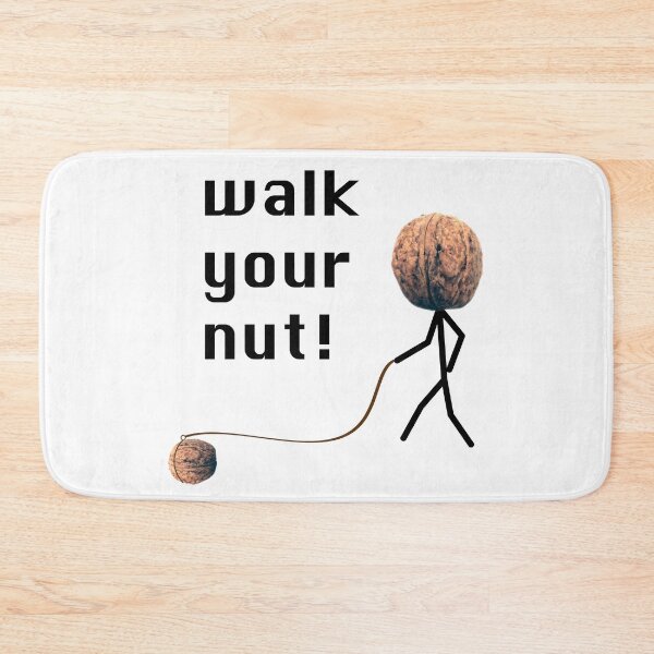 Item preview, Walk your nut! designed and sold by PabloPKasso.