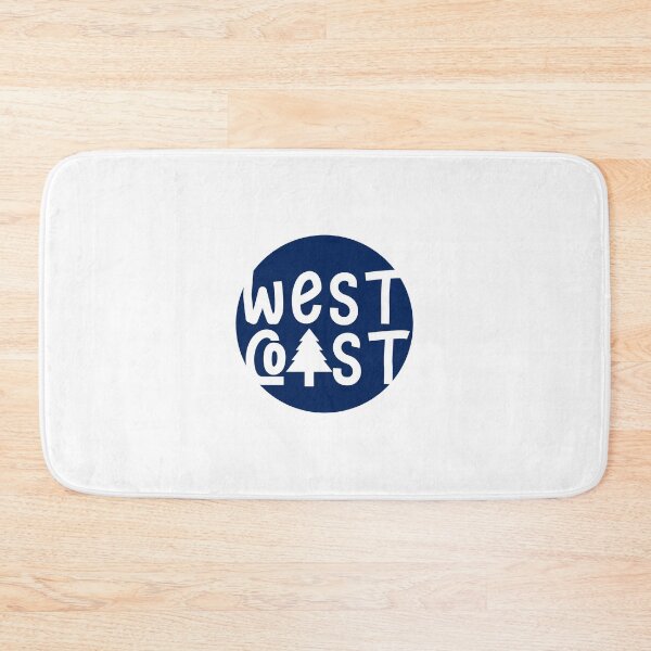 West Coast Badge Bath Mat