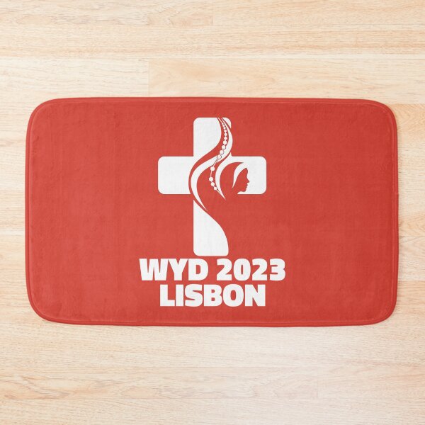 Item preview, WYD World Youth Day Lisbon 2023 official logo red v2 designed and sold by superpixus.