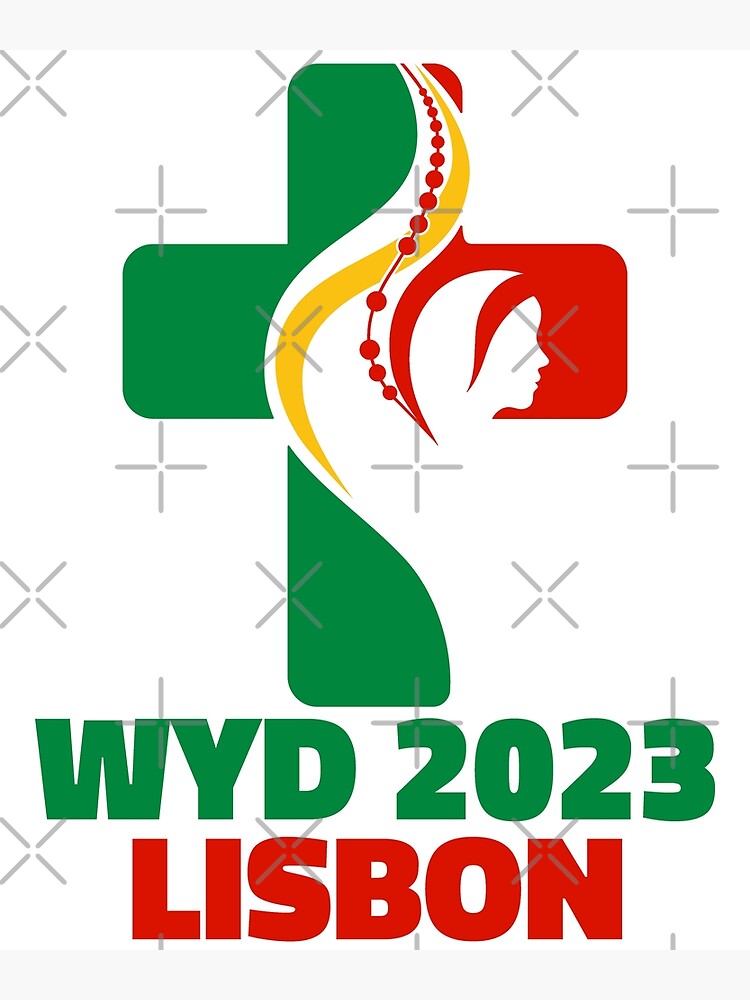 "WYD World Youth Day Lisbon 2023 official logo v2" Poster for Sale by