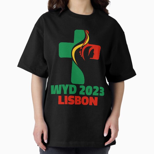 Aperçu de l'œuvre Logo officiel des JMJ Journées Mondiales de la Jeunesse Lisbonne 2023 v2 créée et vendue par superpixus.
