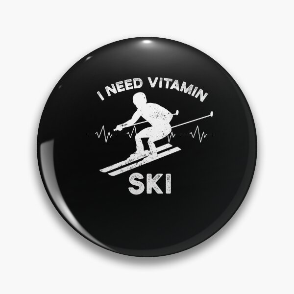 Item preview, Ski I need vitamin ski skiing winter sports designed and sold by maddinstgt.