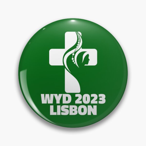 Item preview, WYD World Youth Day Lisbon 2023 official logo green v2 designed and sold by superpixus.