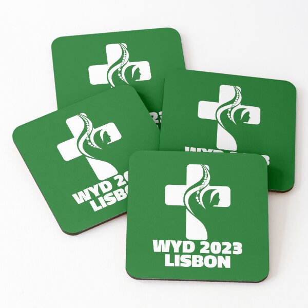 Item preview, WYD World Youth Day Lisbon 2023 official logo green v2 designed and sold by superpixus.