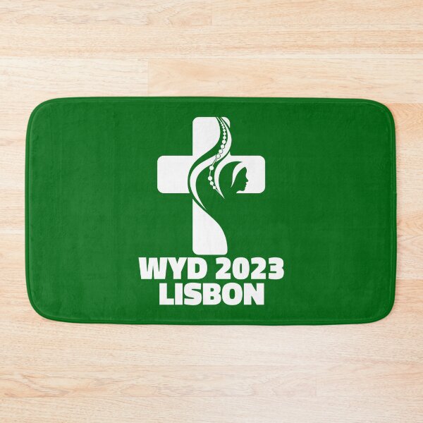 Item preview, WYD World Youth Day Lisbon 2023 official logo green v2 designed and sold by superpixus.