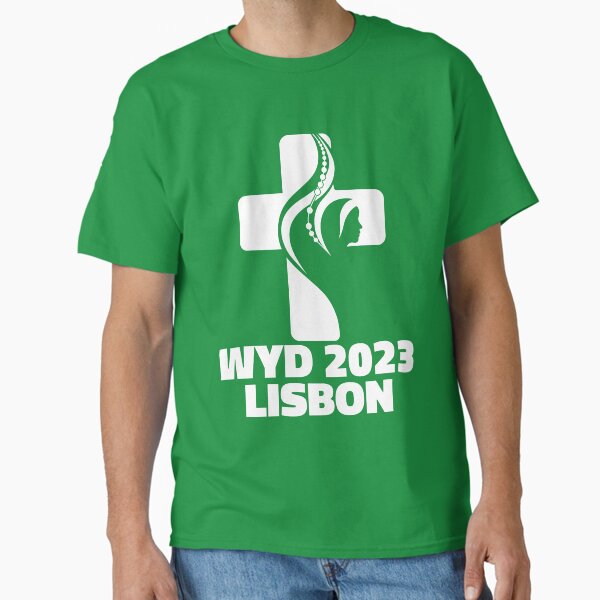 Item preview, WYD World Youth Day Lisbon 2023 official logo green v2 designed and sold by superpixus.