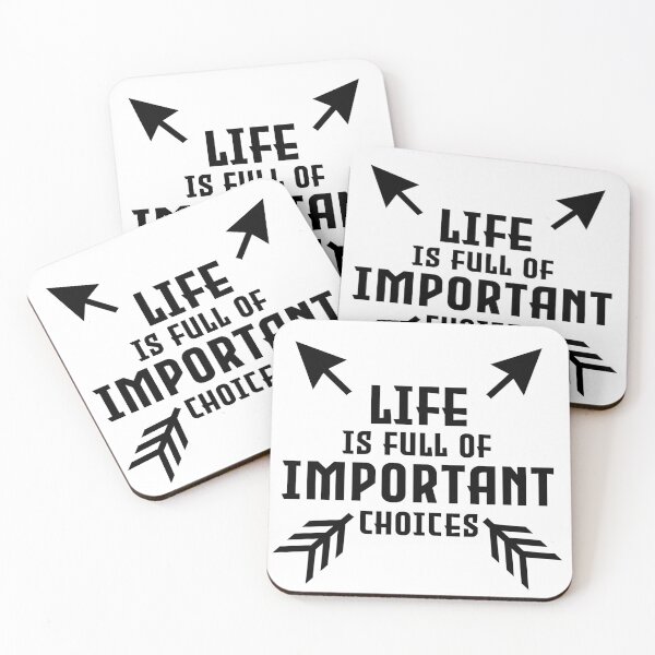 Item preview, Life is full of important choices designed and sold by PurrfectCorner.