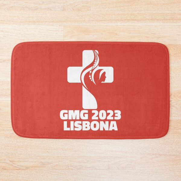 Item preview, GMG World Youth Day Lisbon 2023 official logo red v2 designed and sold by superpixus.