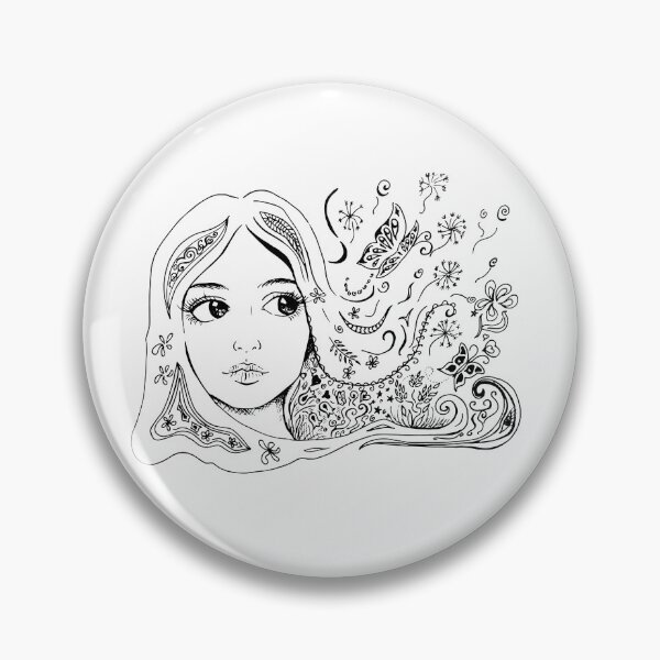 Item preview, flyaway hair designed and sold by Dee Collins.