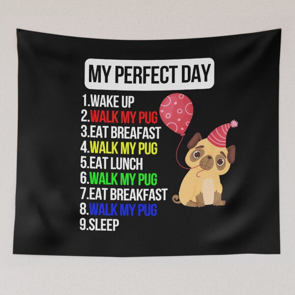 Item preview, pug funny quote cartoon pug designed and sold by OneTimeEngineer.