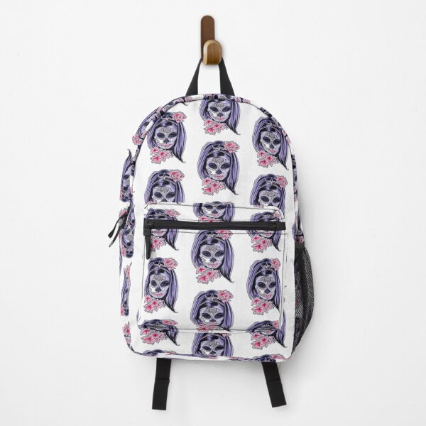 Item preview, Scary and Beautiful Skull with Flowers designed and sold by Shekevara.