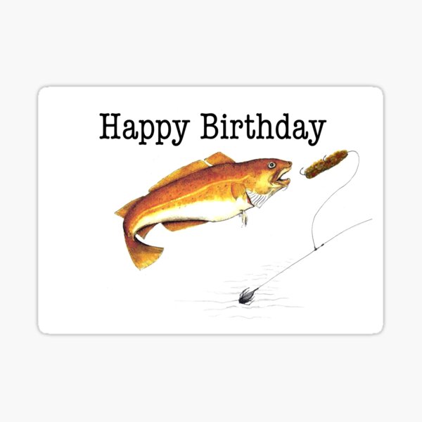 Happy Birthday Fishing Merch & Gifts for Sale
