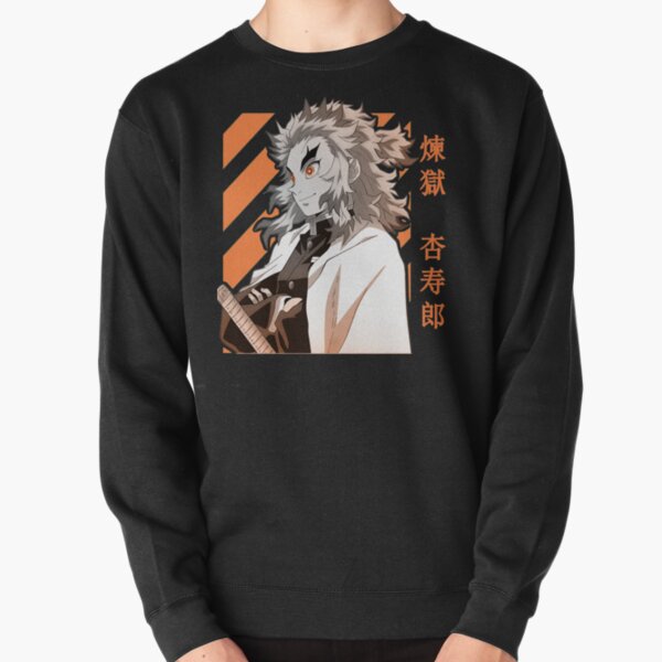 Kyojuro Rengoku Demon Slayer Kimetsu No Yaiba Design Pullover Sweatshirt