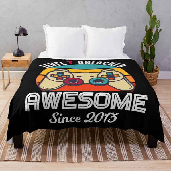 Item preview, Level 7 Unlocked Birthday Awesome Since 2013 designed and sold by RandomStuffShop.