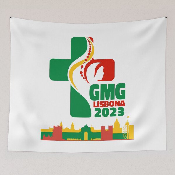 Item preview, GMG World Youth Day Lisbon 2023 official logo city designed and sold by superpixus.
