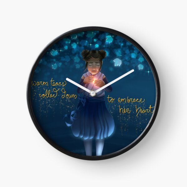 Tears' Embrace Clock