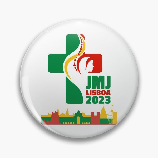 Item preview, JWJ Jornada Mundial de la Juventude Lisboa 2023 official logo city designed and sold by superpixus.