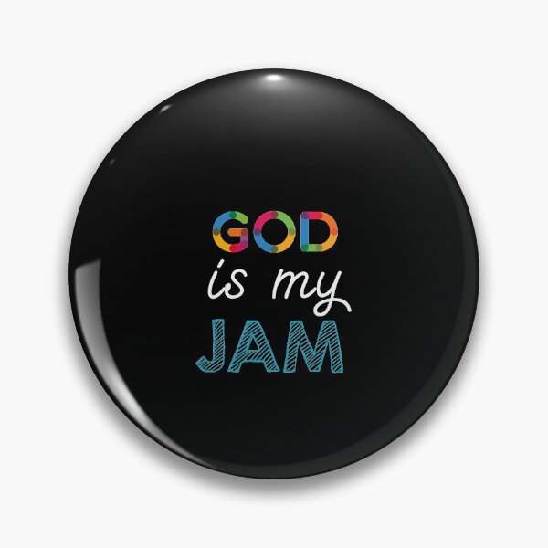 Item preview, God is my Jam. Funny God Design designed and sold by Custom365.