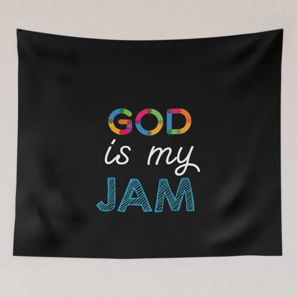 Item preview, God is my Jam. Funny God Design designed and sold by Custom365.