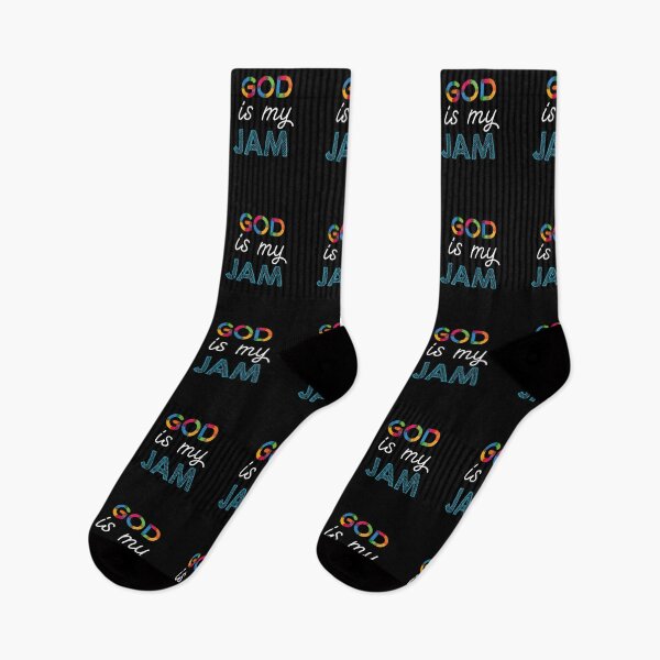 Item preview, God is my Jam. Funny God Design designed and sold by Custom365.