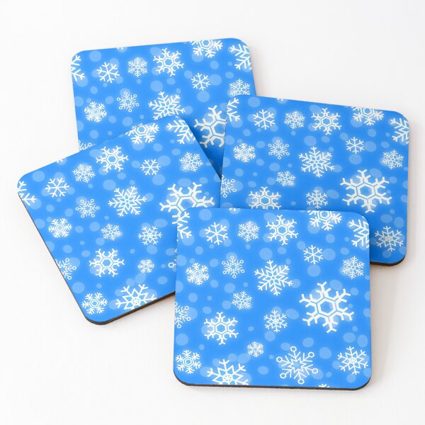 Item preview, Blue Snowy Scene Pattern  designed and sold by IdentiTee Studios.
