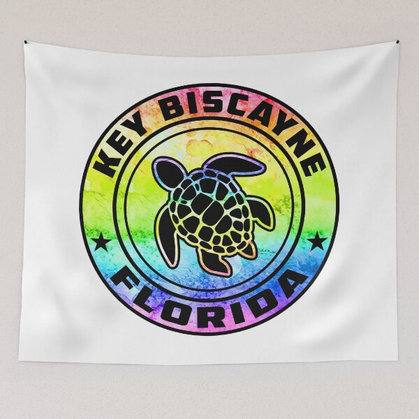 Item preview, Key Biscayne Beach Florida Sea Turtle FL designed and sold by DESTINATIONS DECAL.