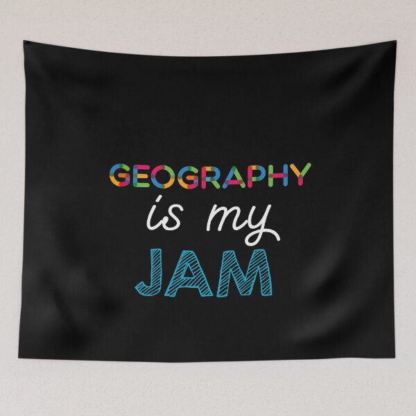 Item preview, Geography is my Jam. Funny Geography Design designed and sold by Custom365.