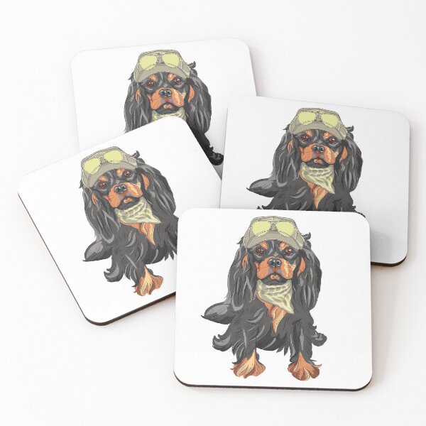 Item preview, Sprocker Spaniel Dog with Cap and Glasses designed and sold by Web CreationsNL.