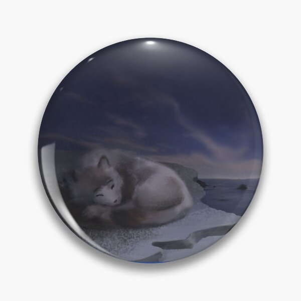 Item preview, Sleeping wolf with a background designed and sold by IsoPahaSusi.