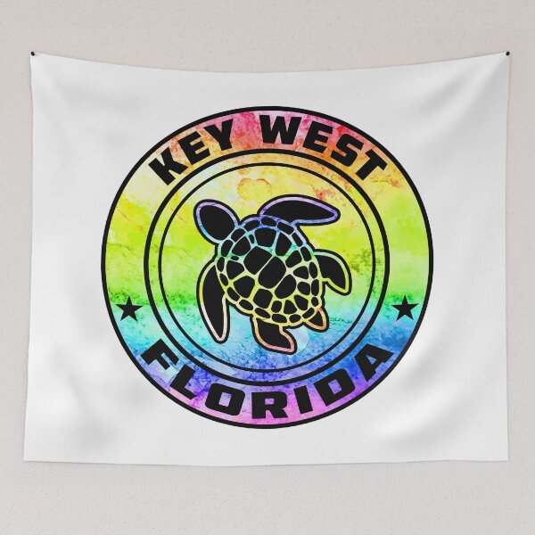 Item preview, Key West Beach Florida Sea Turtle FL designed and sold by DESTINATIONS DECAL.