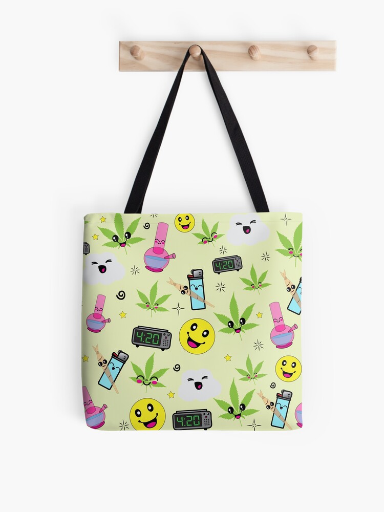 Green Cannabis Essentials Pattern | Happy 420 | Stoner Society | For Pot  Smokers Backpack by Something Neat | Society6