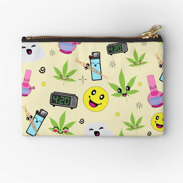 Super awesome Cute Stoner weed stuff Zipper Pouch