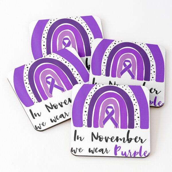 Item preview, In November We Wear Purple Alzheimers awareness month designed and sold by Eric-Costa-2733.