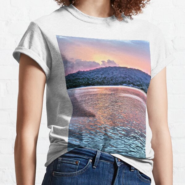 Patonga Wharf Sunset Classic T-Shirt