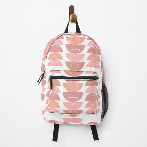 Item preview, Abstract Geometric Shapes Half Moon Pink Tan designed and sold by cryinintheclub.
