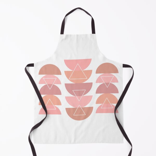Item preview, Abstract Geometric Shapes Half Moon Pink Tan designed and sold by cryinintheclub.