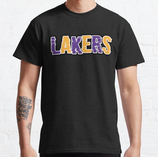 Vintage 80s Los Angeles LA Lakers T-shirt L Champion NBA